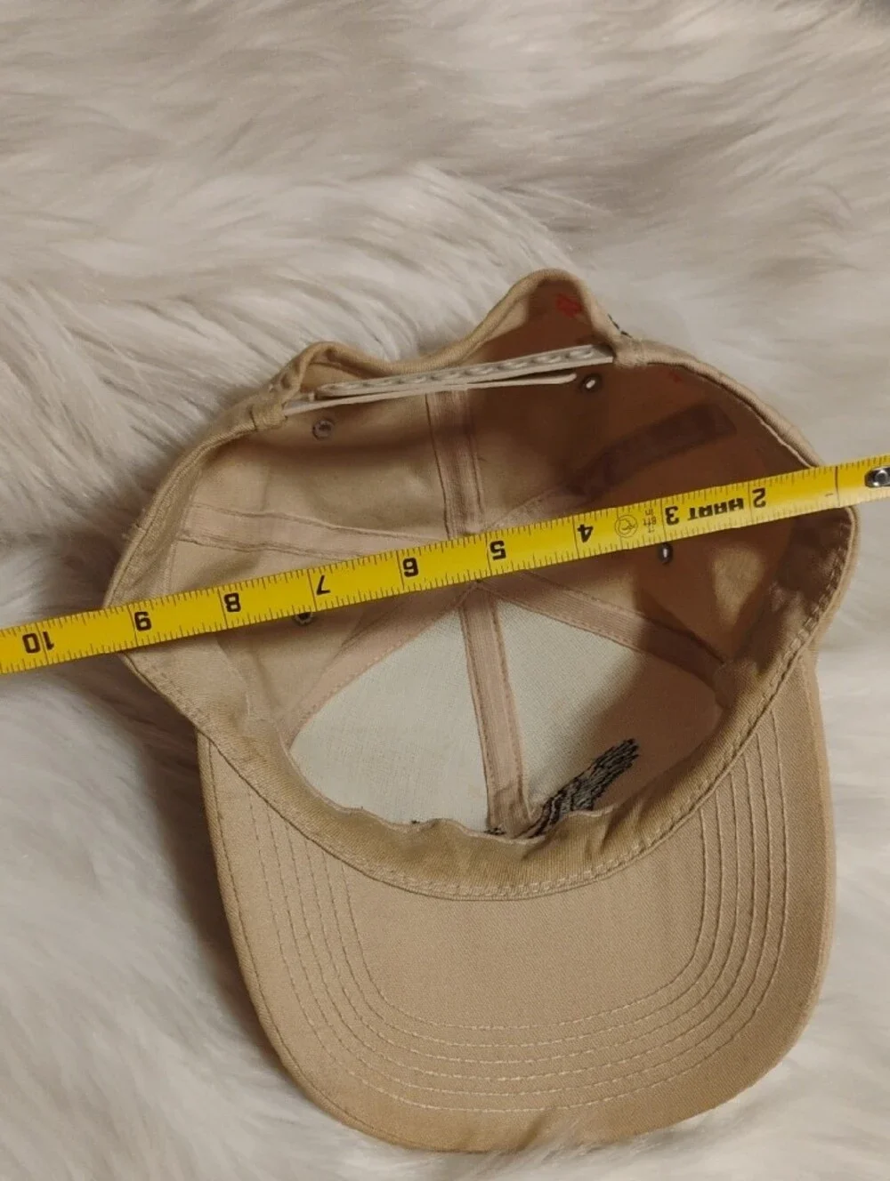 (C-75) STIHL 2001 Vintage Men's Beige Eagle Embroidered Cap